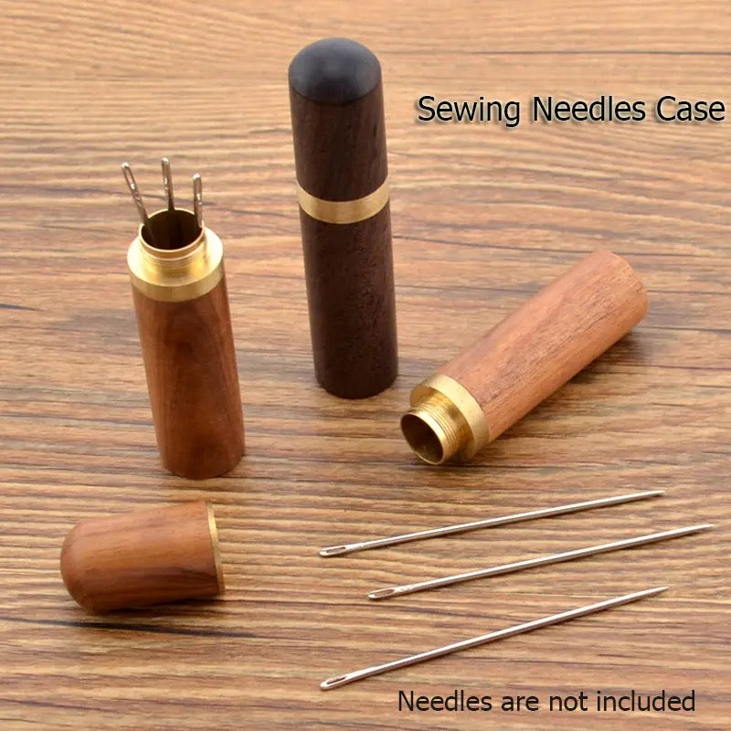 Wooden Needle Case, 30 Pcs Side Hole Blind Sewing Needles, Stainless Steel Elderly Self Threading Needles, Household DIY Beading Threading Needle, Sewing Embroidery Needle Accessories Wooden Needle Case, 30 Pcs Side Hole Blind Sewing Needles, Stainless Steel Elderly Self Threading Needles, Household DIY Beading Threading Needle, Sewing Embroidery Needle Accessories